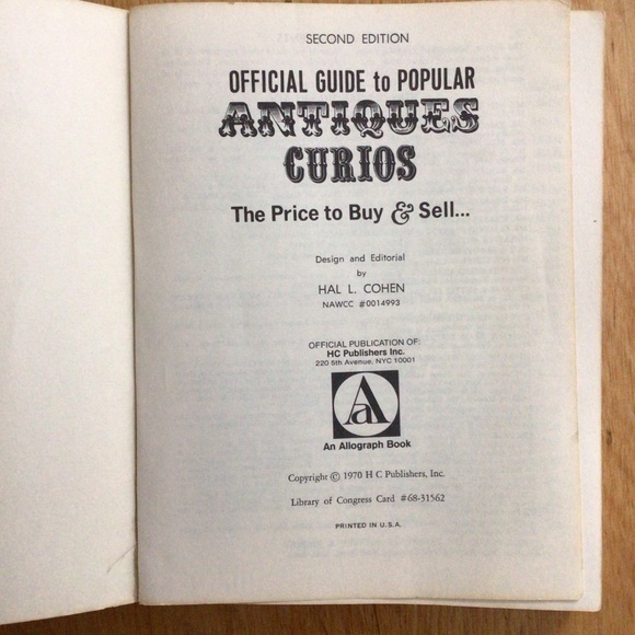 Antiques and Curios Paperback Book - Picture 2 of 4